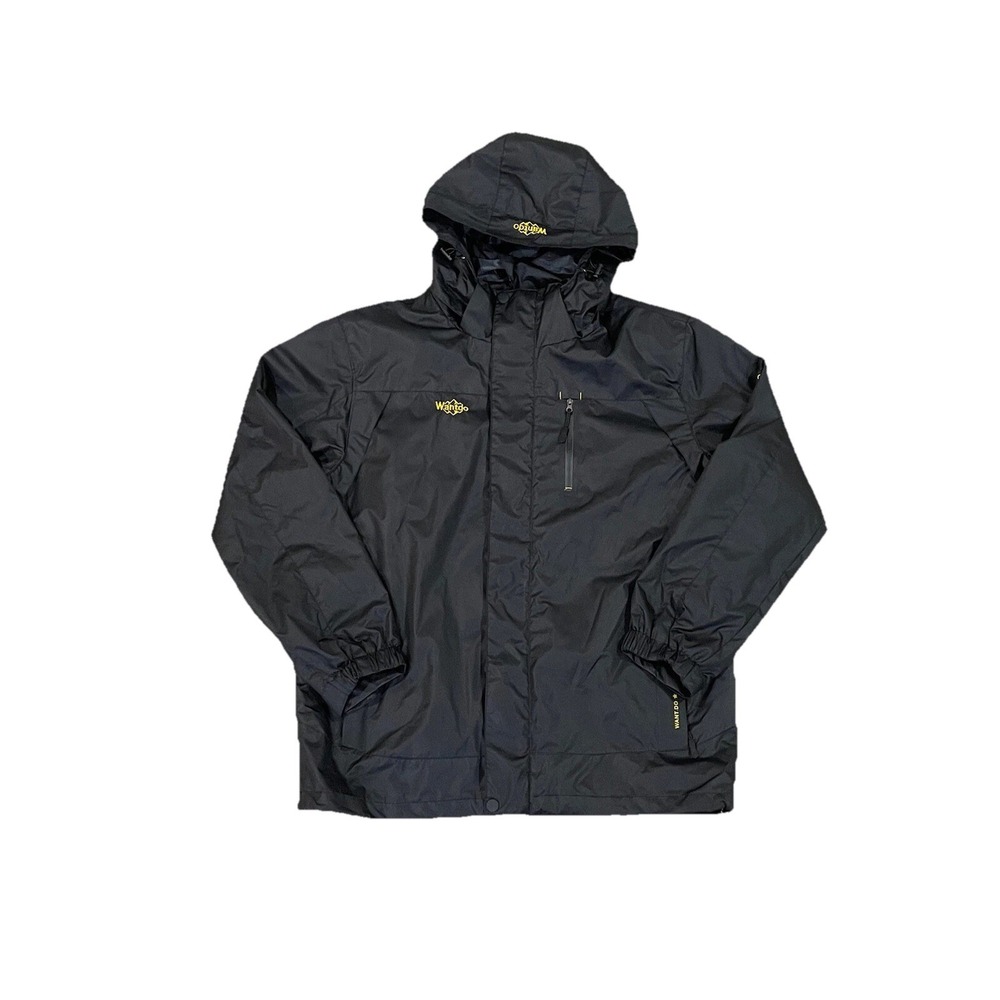 Wantdo Men's Medium Windbreaker Jacket Coat with Removable Hood Winter‎ Coat